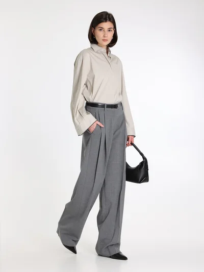 Рубашка цвет жемчуг — превью 4