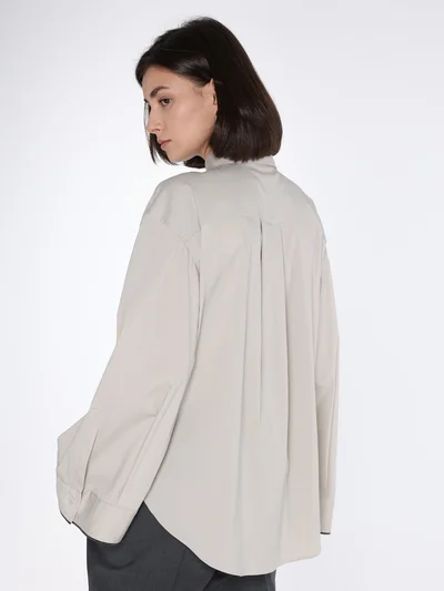 Рубашка цвет жемчуг — превью 6