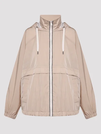 Ветровка цвет бежевый — превью 1