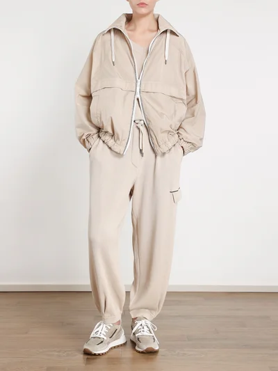 Ветровка цвет бежевый — превью 2