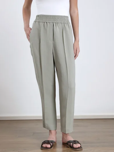 Брюки цвет хаки — превью 3