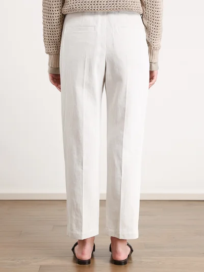 Брюки цвет мел — превью 4