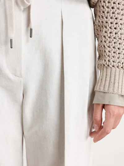 Брюки цвет мел — превью 5