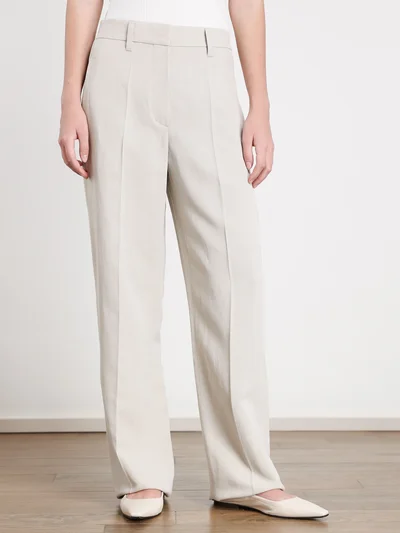 Брюки цвет жемчуг — превью 3