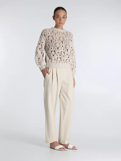 Джемпер цвет молочный — превью 3