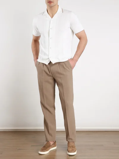 Брюки цвет коричневый — превью 2