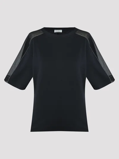 Футболка цвет черный — превью 1