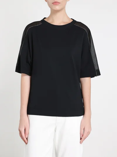 Футболка цвет черный — превью 3