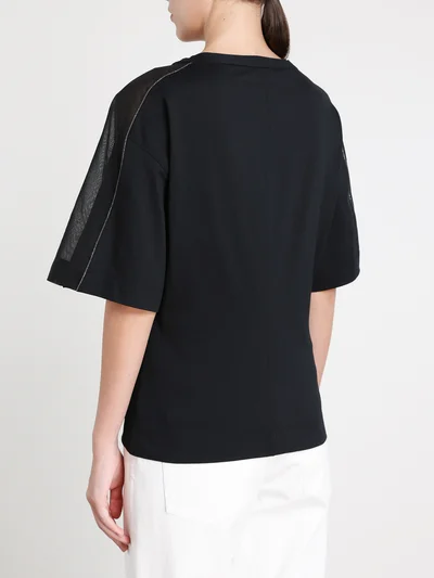 Футболка цвет черный — превью 4