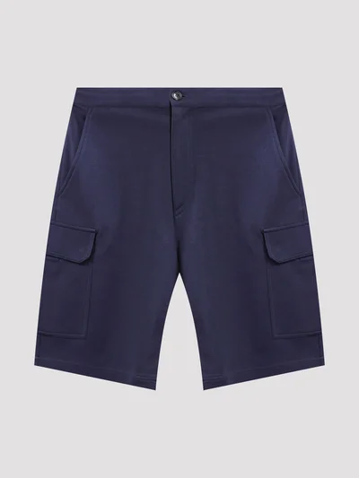 Шорты цвет синий — превью 1