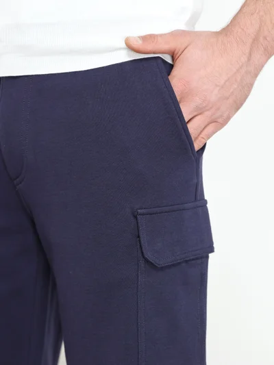 Шорты цвет синий — превью 5