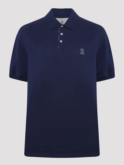 Поло цвет голубой — превью 1