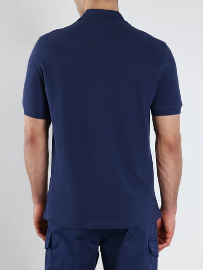 Поло цвет голубой — превью 4