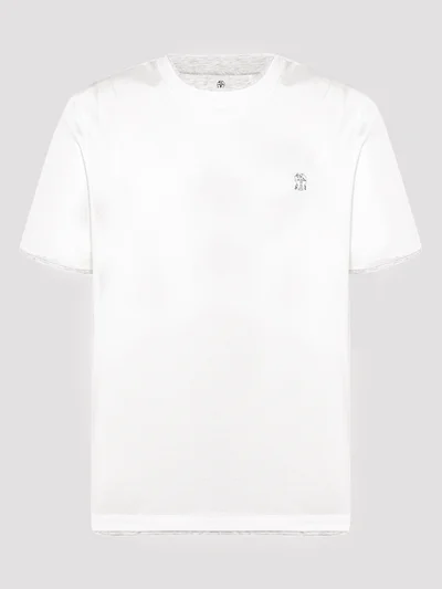 Футболка цвет бело-серый — превью 1