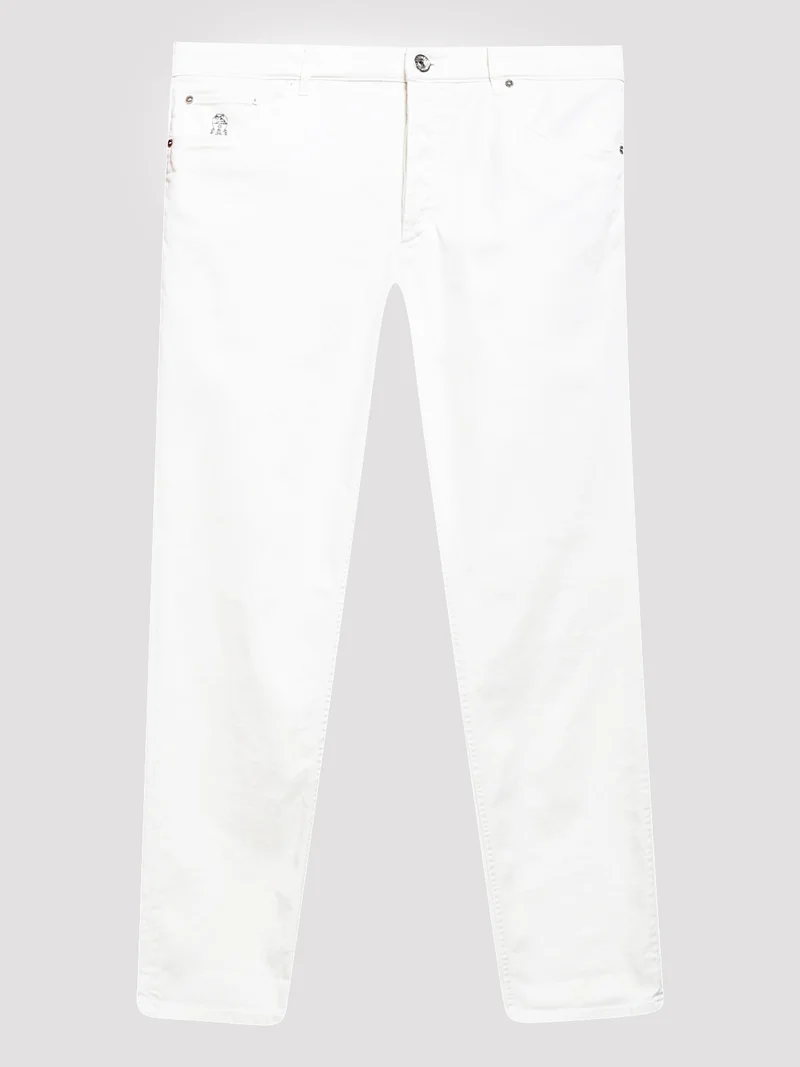 Джинсы цвет белый