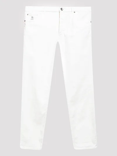 Джинсы цвет белый — превью 1