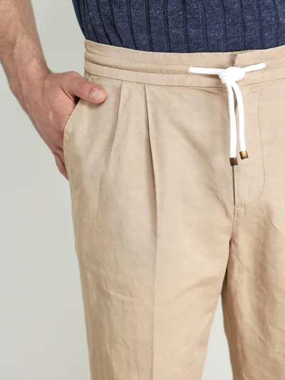 Брюки цвет песочный — превью 5