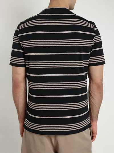 Футболка цвет черно-бежевый — превью 4