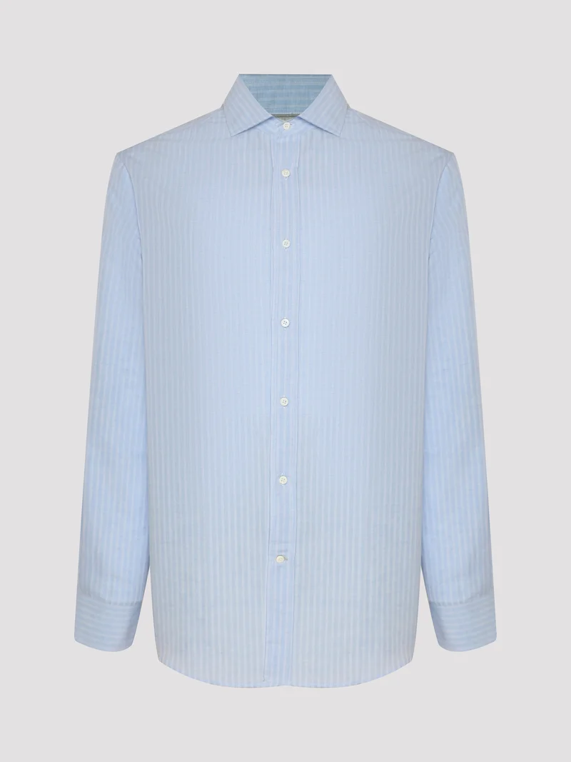 Рубашка цвет голубой