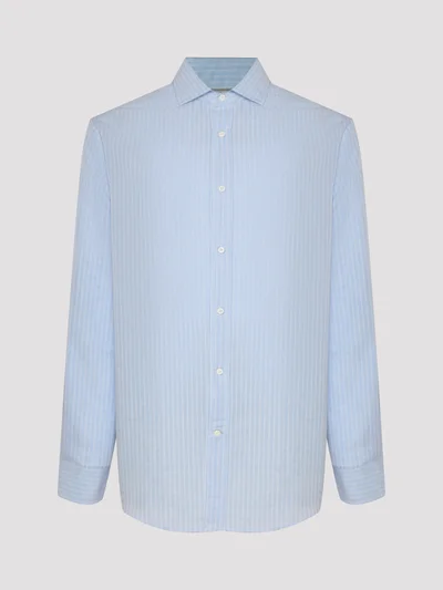 Рубашка цвет голубой — превью 1