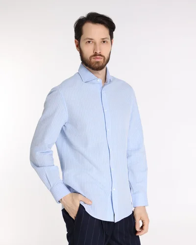 Рубашка цвет голубой — превью 2