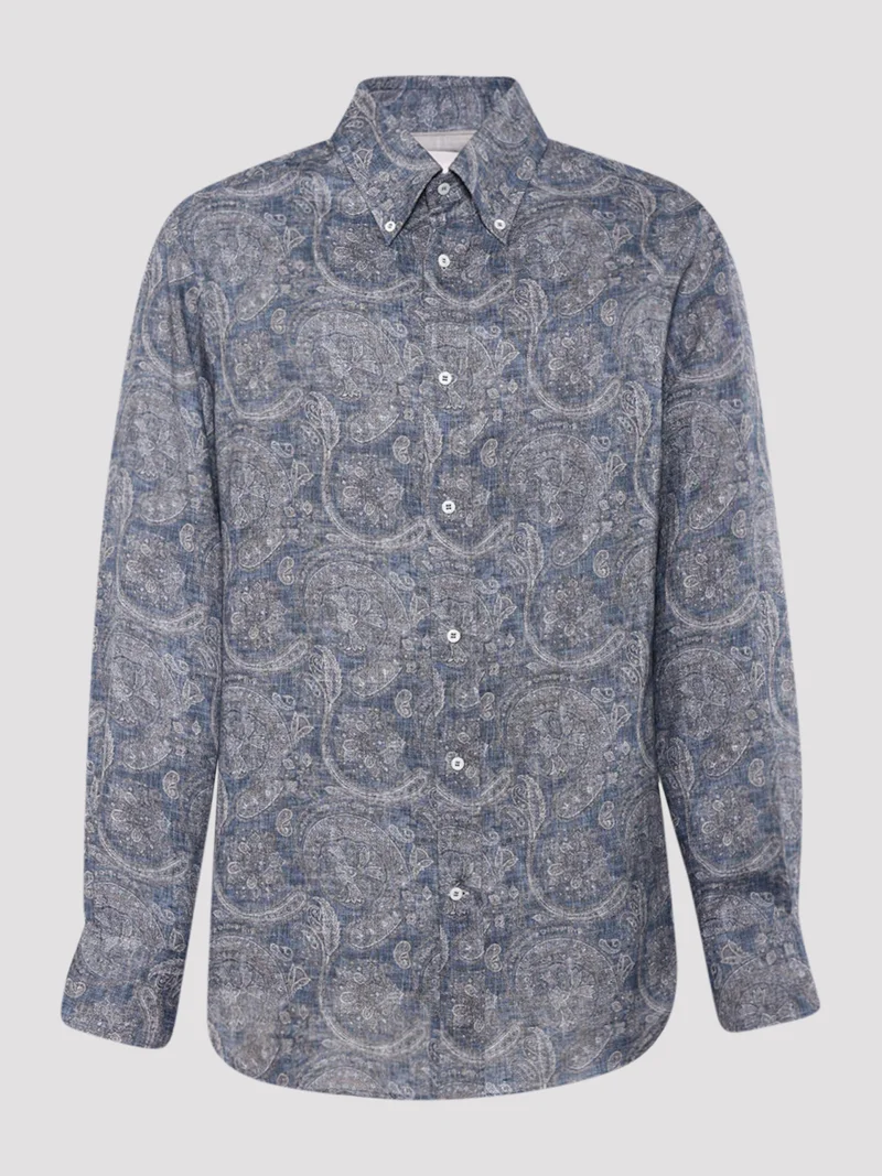 Рубашка цвет синий