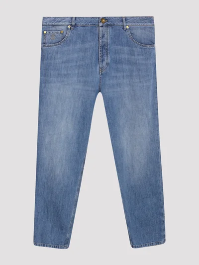 Джинсы цвет синий — превью 1