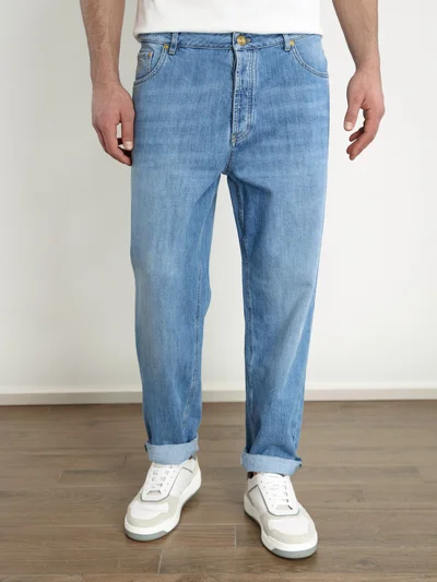 Джинсы цвет синий — превью 3