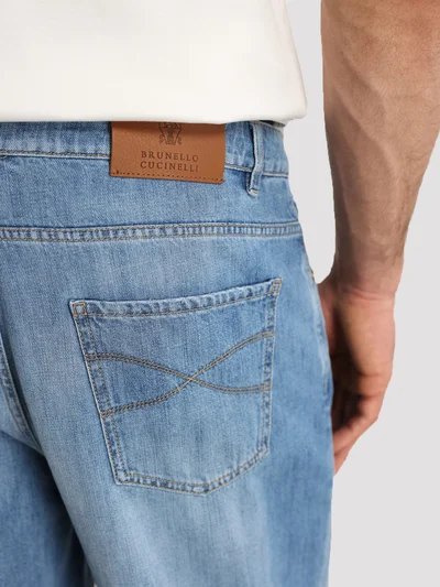 Джинсы цвет синий — превью 5