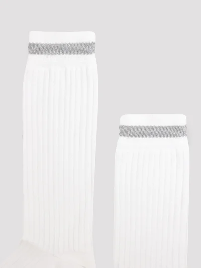 Носки цвет белый — превью 2