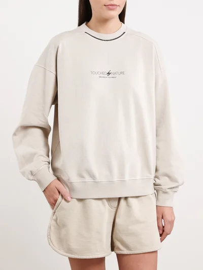 Свитшот цвет песок — превью 3