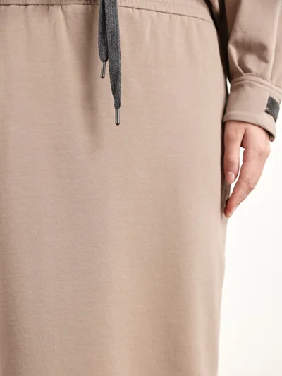 Юбка цвет кофе — превью 5