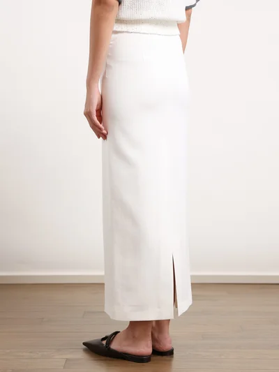 Юбка цвет белый — превью 4