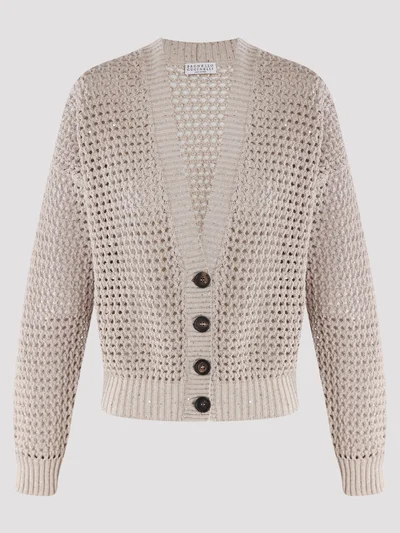 Кардиган цвет светло-бежевый — превью 1