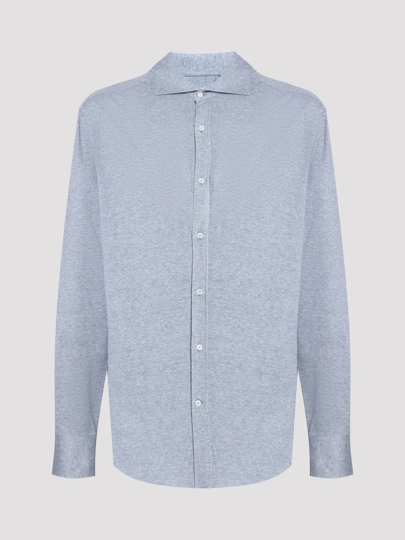 Рубашка цвет голубой