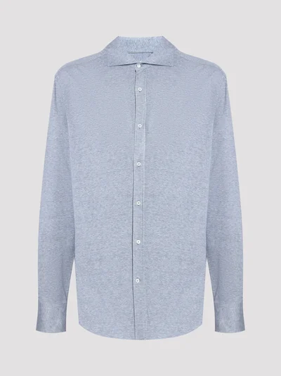 Рубашка цвет голубой — превью 1