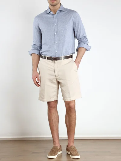 Рубашка цвет голубой — превью 2