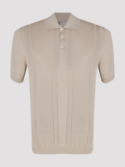 Поло цвет светло-бежевый — превью 1