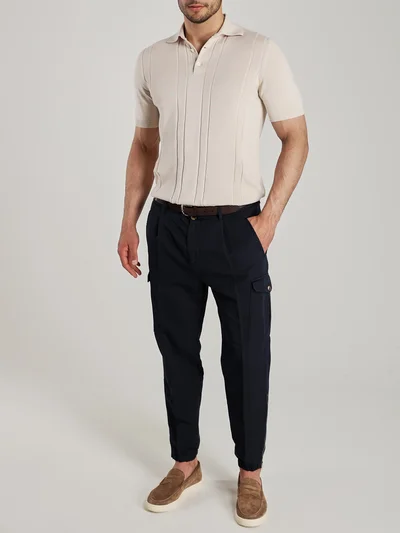 Поло цвет светло-бежевый — превью 2