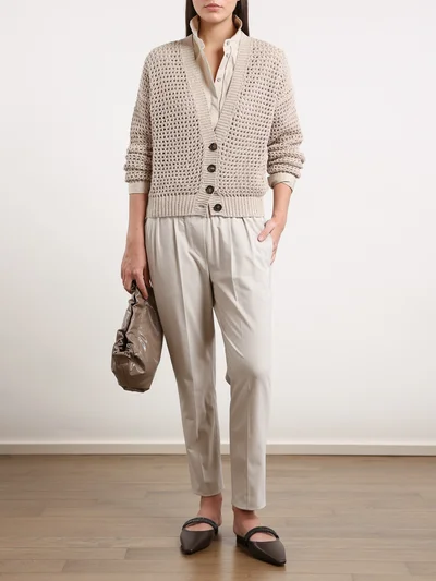 Брюки цвет бежевый — превью 2