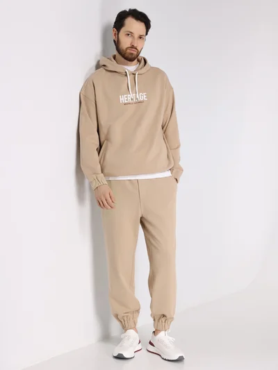 Брюки цвет бежевый — превью 3