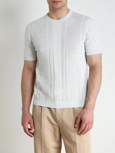 Джемпер цвет светло-серый — превью 3