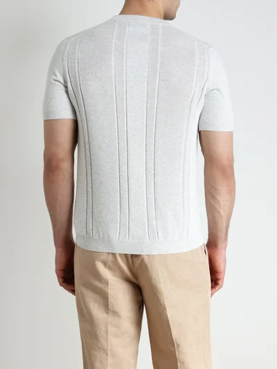 Джемпер цвет светло-серый — превью 4