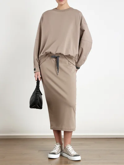 Свитшот цвет кофе — превью 2