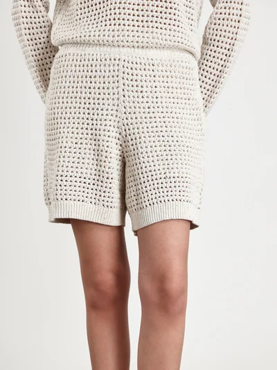 Шорты цвет овес — превью 3