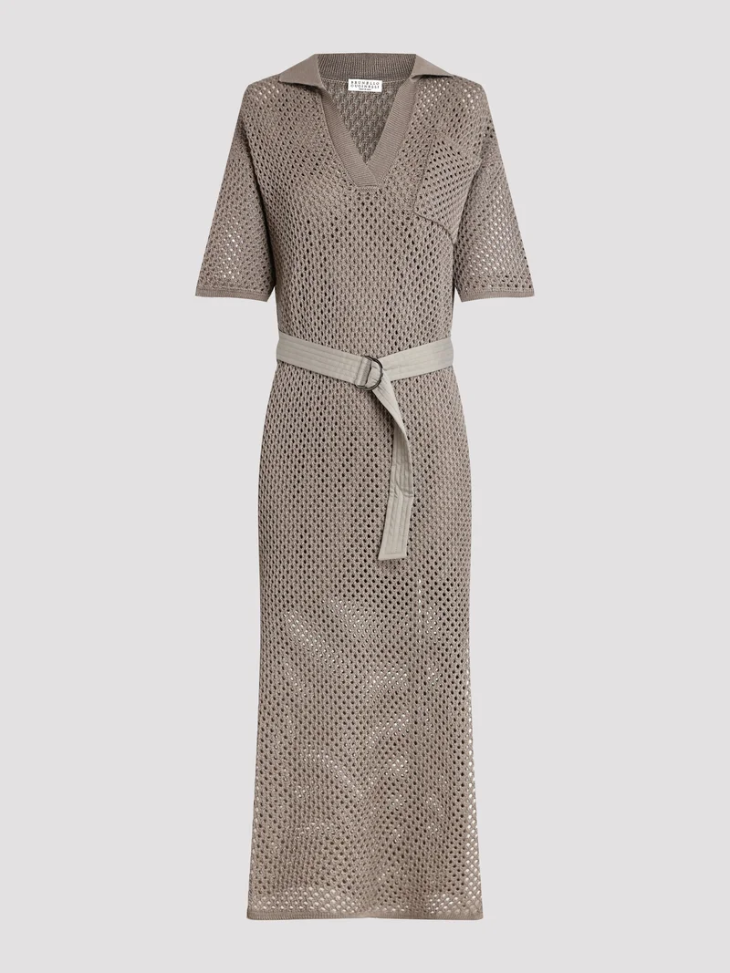 Платье цвет коричневый