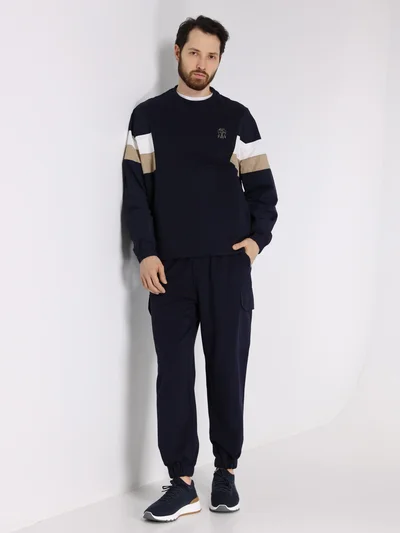 Свитшот цвет синий — превью 4