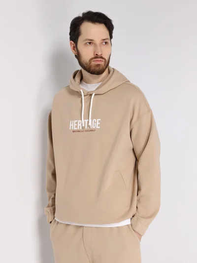 Толстовка цвет бежевый — превью 2