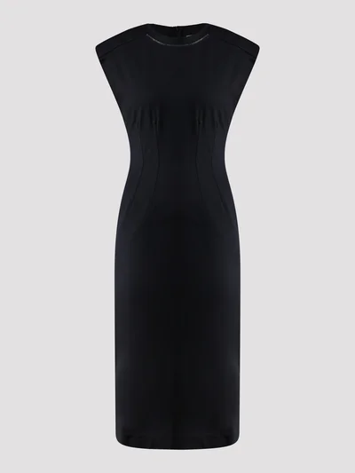 Платье цвет черный — превью 1