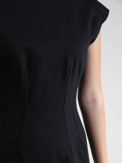 Платье цвет черный — превью 4